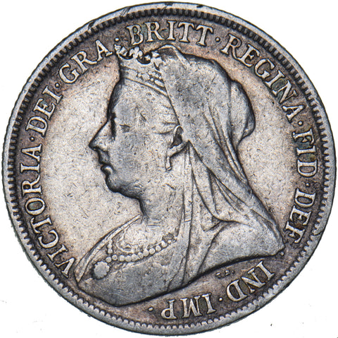 1898 Shilling - Victoria British Silver Coin