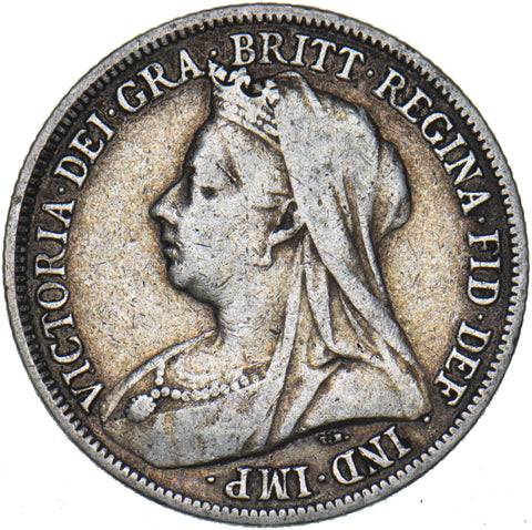 1899 Shilling - Victoria British Silver Coin