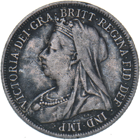 1899 Shilling - Victoria British Silver Coin