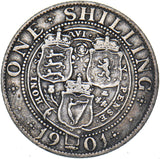 1901 Shilling - Victoria British Silver Coin