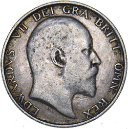 1902 Shilling - Edward VII British Silver Coin