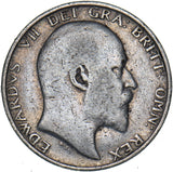 1902 Shilling - Edward VII British Silver Coin