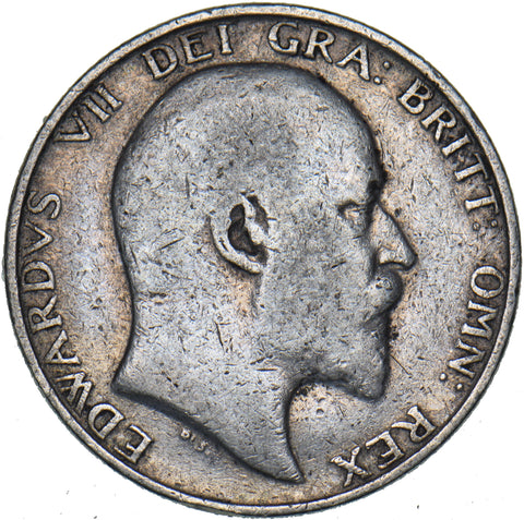 1902 Shilling - Edward VII British Silver Coin