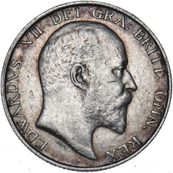 1903 Shilling - Edward VII British Silver Coin - Nice