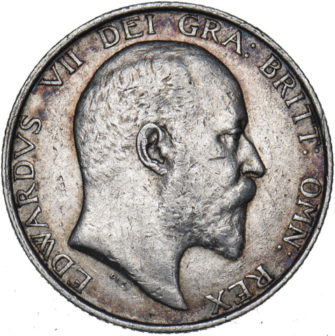 1903 Shilling - Edward VII British Silver Coin - Nice