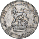 1906 Shilling - Edward VII British Silver Coin