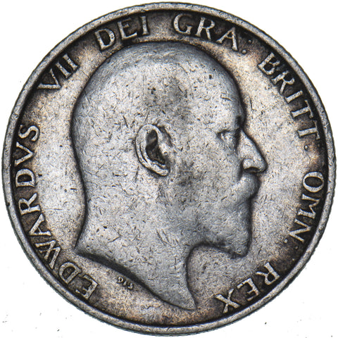 1907 Shilling - Edward VII British Silver Coin