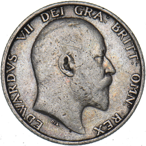 1907 Shilling - Edward VII British Silver Coin