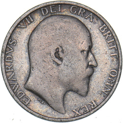 1909 Shilling - Edward VII British Silver Coin