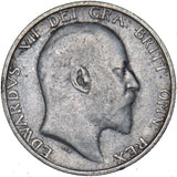 1910 Shilling - Edward VII British Silver Coin