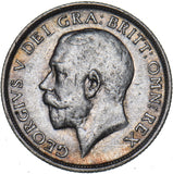 1918 Shilling - George V British Silver Coin - Nice