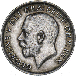 1919 Shilling - George V British Silver Coin - Nice