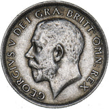 1919 Shilling - George V British Silver Coin - Nice