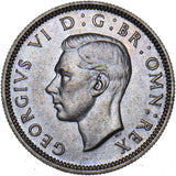 1937 Scottish Shilling - George VI British Silver Coin - Superb