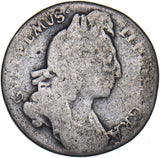 1696 Sixpence - William III British Silver Coin