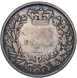 1851 Sixpence - Victoria British Silver Coin