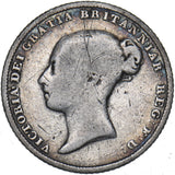1855 Sixpence - Victoria British Silver Coin