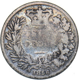 1856 Sixpence - Victoria British Silver Coin