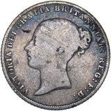 1865 Sixpence (Die no. 8) - Victoria British Silver Coin