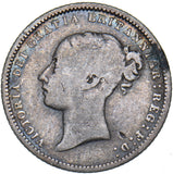 1872 Sixpence (Die no. 21) - Victoria British Silver Coin