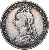 1892 Sixpence - Victoria British Silver Coin