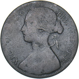 1869 Penny - Victoria British Bronze Coin