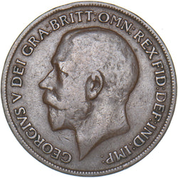 1919 KN Penny - George V British Bronze Coin