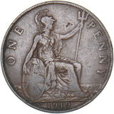 1919 KN Penny - George V British Bronze Coin