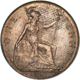 1922 Penny - George V British Bronze Coin - Very Nice