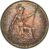 1922 Penny - George V British Bronze Coin - Very Nice