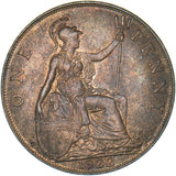 1922 Penny - George V British Bronze Coin - Very Nice