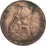 1922 Penny - George V British Bronze Coin - Very Nice