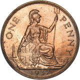 1937 Penny - George VI British Bronze Coin - Superb
