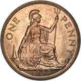 1937 Penny - George VI British Bronze Coin - Superb