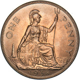 1938 Penny - George VI British Bronze Coin - Superb