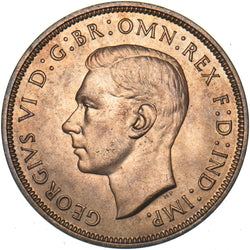 1938 Penny - George VI British Bronze Coin - Superb