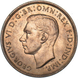 1938 Penny - George VI British Bronze Coin - Superb