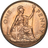 1939 Penny - George VI British Bronze Coin - Superb