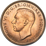 1939 Penny - George VI British Bronze Coin - Superb