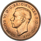 1939 Penny - George VI British Bronze Coin - Superb