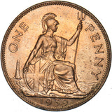 1939 Penny - George VI British Bronze Coin - Superb