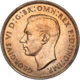 1939 Penny - George VI British Bronze Coin - Superb