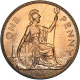 1939 Penny - George VI British Bronze Coin - Superb