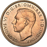1940 Penny - George VI British Bronze Coin - Superb