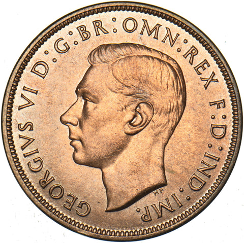 1940 Penny - George VI British Bronze Coin - Superb