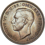 1945 Penny - George VI British Bronze Coin - Superb