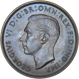 1946 Penny - George VI British Bronze Coin - Superb