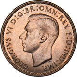1948 Penny - George VI British Bronze Coin - Superb