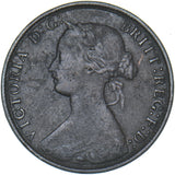 1870 Halfpenny - Victoria British Bronze Coin