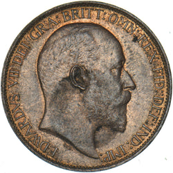 1905 Halfpenny - Edward VII British Bronze Coin - Very Nice